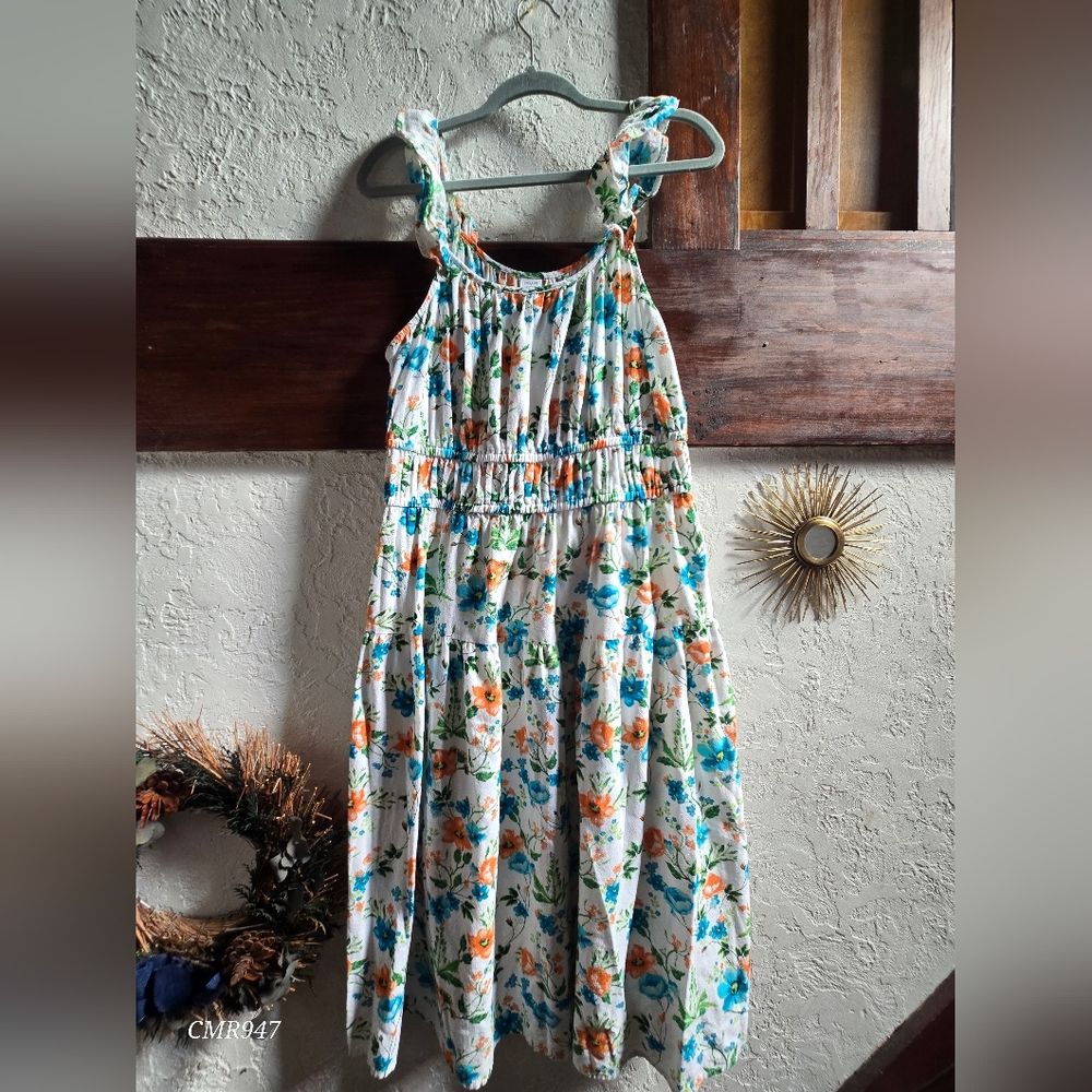 Floral Sleeveless Casual Dress